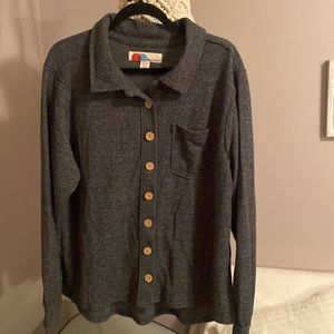 NWOT Free People Beach Button-Up